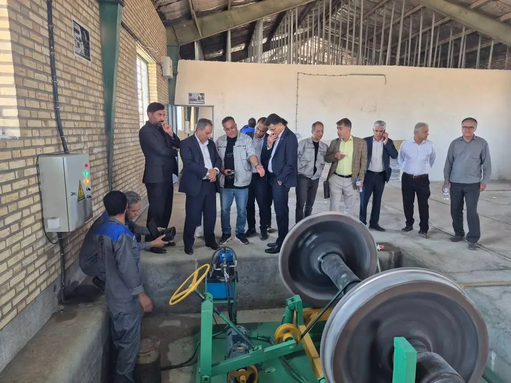 گام مهم شرکت راه آهن تعمیرات پارس با راهاندازی واحد چرخ و محور — تصویر ۱۱